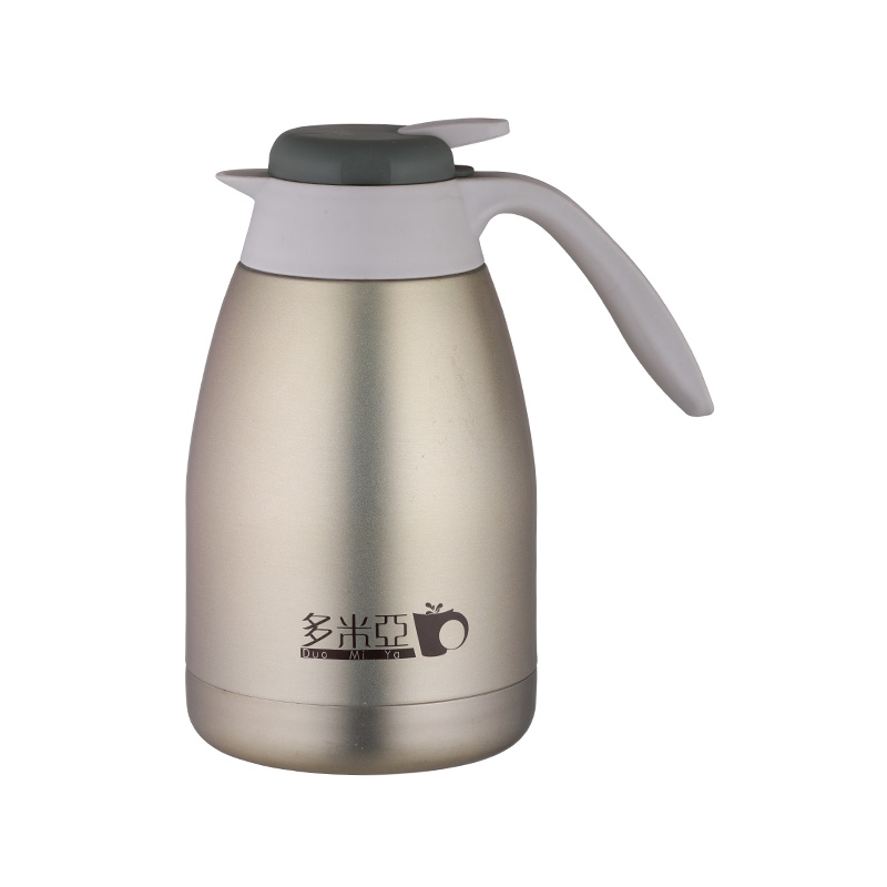 Double-Layer Insulated PP Handle Easy-To-Carry Stainless Steel Thermos Kettle