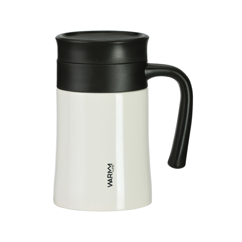 380ml Big Belly Coffee Cup Stainless Steel Thermos Mug Large Mouth And Easy To Clean