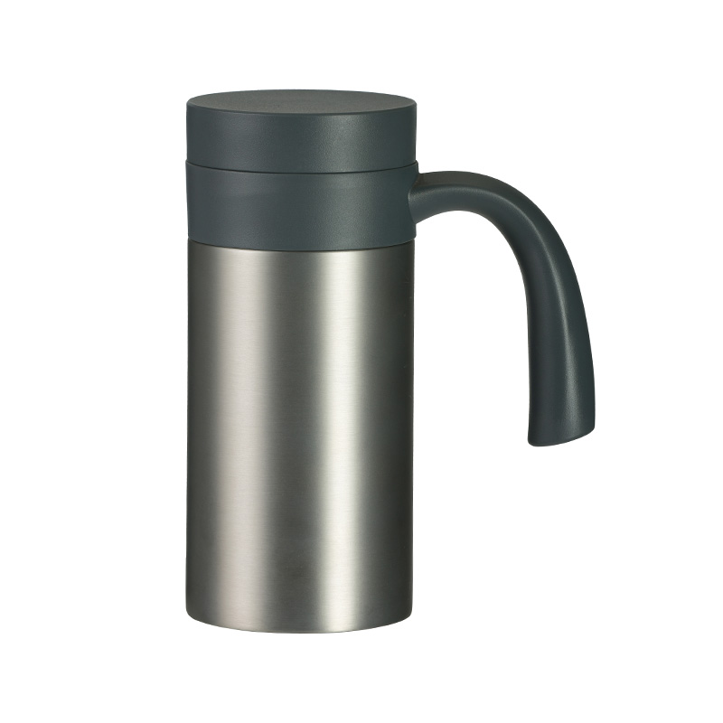 420ml Wide Handle 304 Stainless Steel Thermos Mug With Tea Drain And Tea Separator