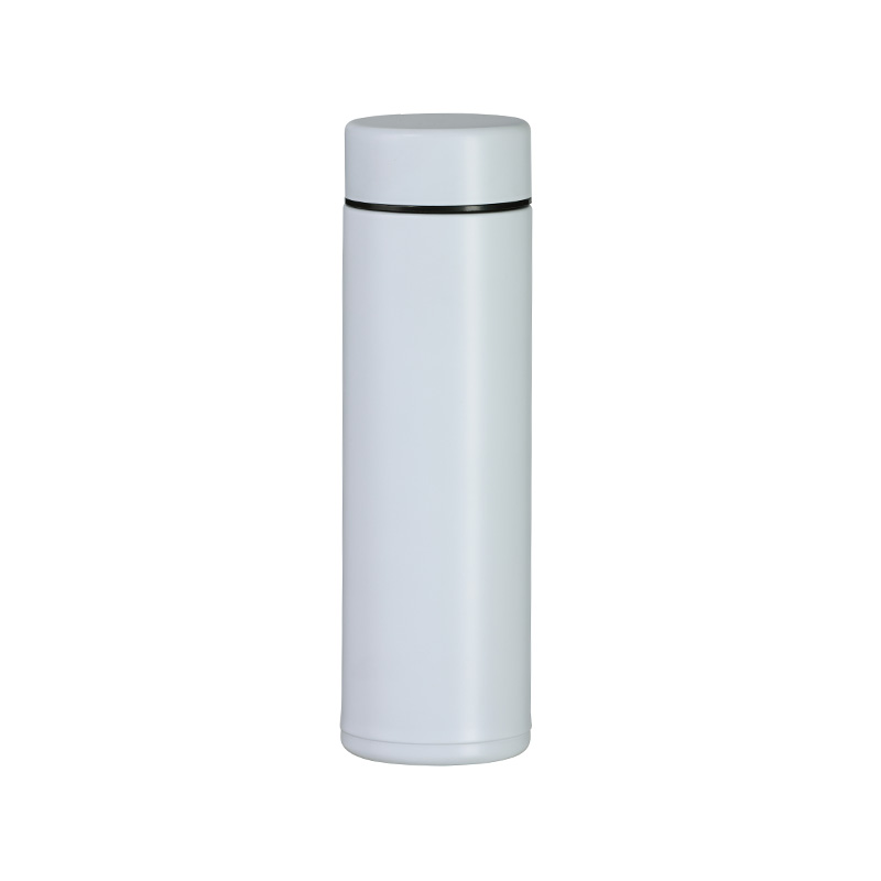 220ml Small Capacity Straight Stainless Steel Vacuum Bottle With Steel Lid